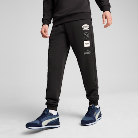 Men's puma sweatpants with pockets new arrivals