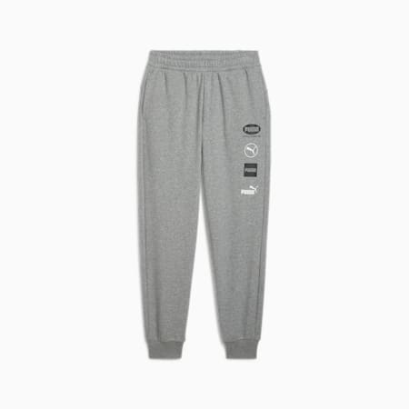 Pantalones de chándal PUMA POWER para hombre, Medium Gray Heather, small