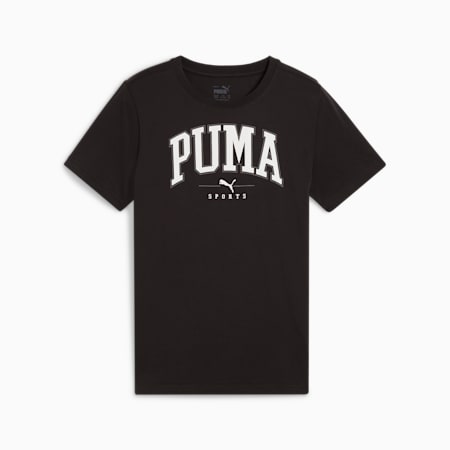 PUMA SQUAD Big Graphic Tee Youth, PUMA Black, small