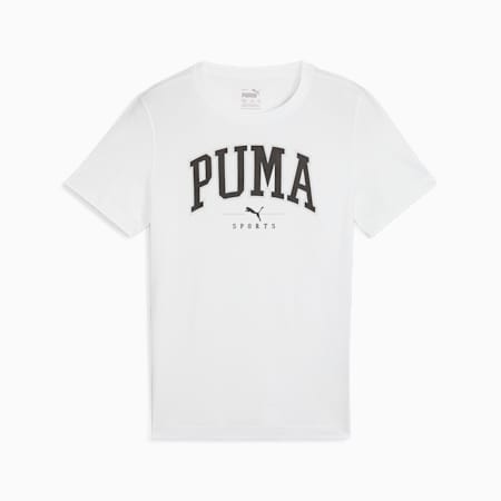 T-shirt grafica PUMA SQUAD Big per ragazzi, PUMA White, small