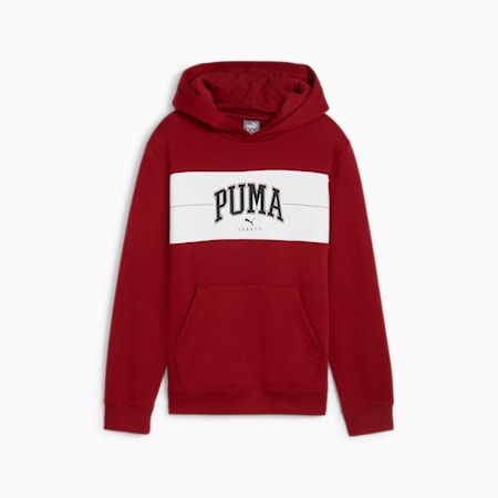 PUMA SQUAD hoodie voor jongeren, Intense Red, small