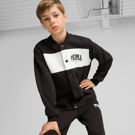 PUMA SQUAD Bomber Jacket Youth, PUMA Black, small