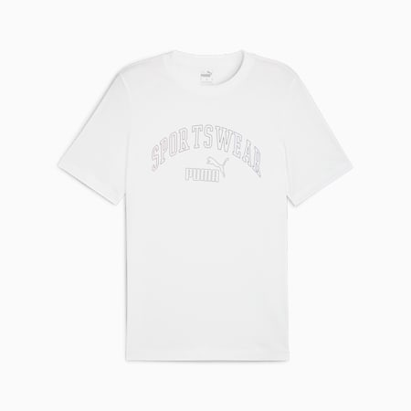 ESS+ LOGO LAB Gradient T-Shirt Herren, PUMA White, small