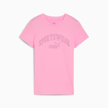 T-shirt ESS+ LOGO LAB da donna, Mauved Out, small