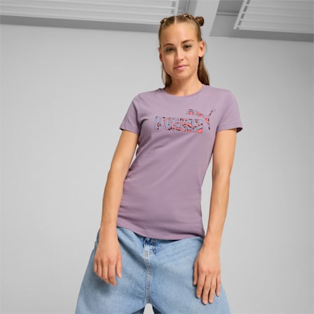 HYPERNATURAL T-shirt voor dames, Pale Plum, small