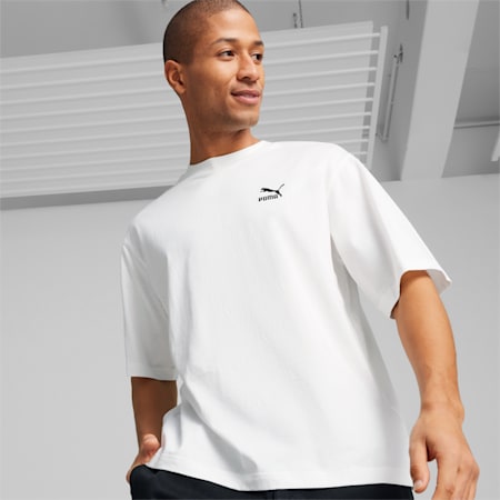 BETTER CLASSICS Boxy Tee Men, PUMA White, small