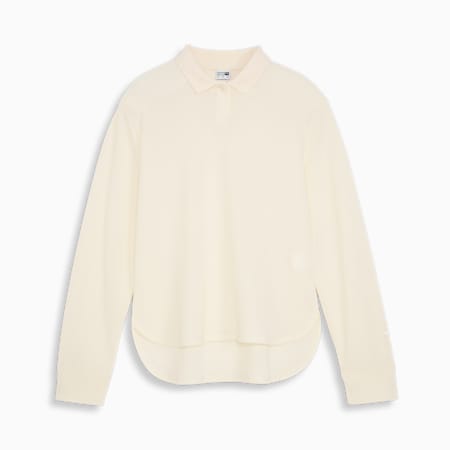 PUMA Classic Long Sleeve Tee, Frosted Ivory, small-IDN