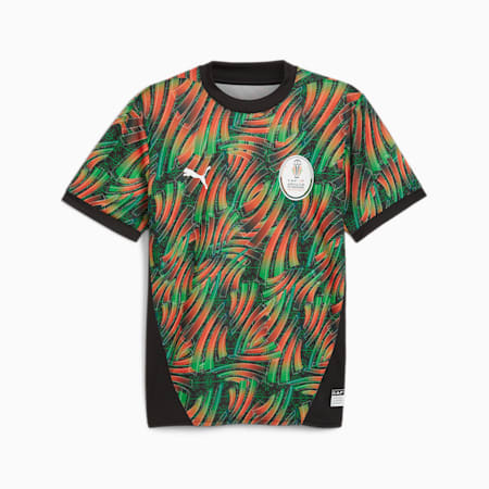 Tournament Men's Tee TotalEnergies CAF Africa Cup of Nations 2023, PUMA Black-Rickie Orange, small-DFA