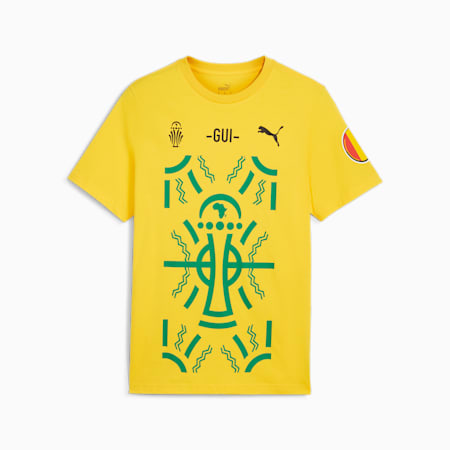 Guinea Men's Tee TotalEnergies CAF Africa Cup of Nations 2023, Pelé Yellow, small-DFA