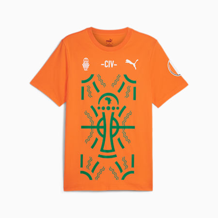 Ivory Coast Men's Tee TotalEnergies CAF Africa Cup of Nations 2023, Rickie Orange, small