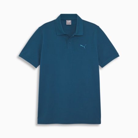 Polo Klasik Pria, Ocean Tropic, small-IDN