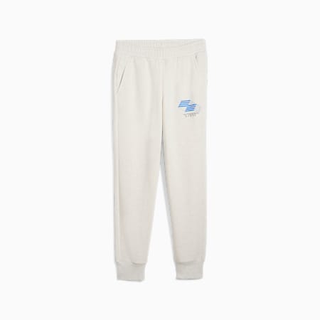 PUMA x HYROX Logo Fleece Pants Men, PUMA White Heather, small