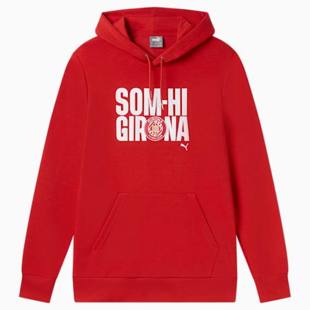 Girona FC hoodie voor heren, PUMA Red-PUMA White, small