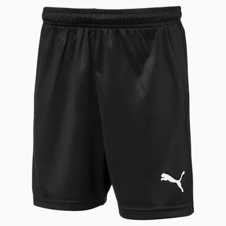 Football Kids' LIGA Core Shorts, Puma Black-Puma White, small-GBR