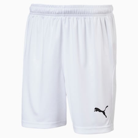 Shorts de fútbol para joven Liga Core, Puma White-Puma Black, small