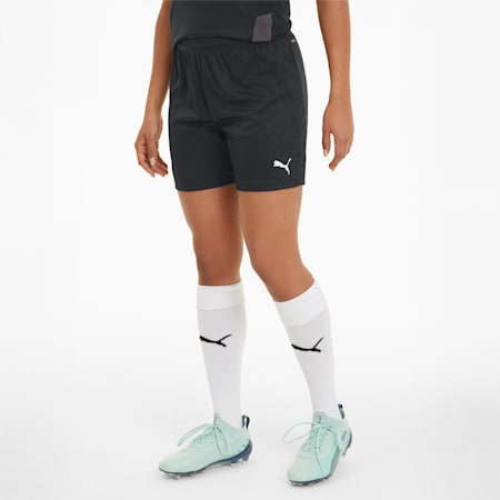 teamGOAL Knitted Football Women's Shorts, Puma Black, small
