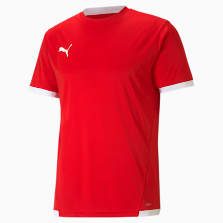 Kaus Jersey Sepak Bola Pria teamLIGA, Puma Red-Puma White, small-IDN