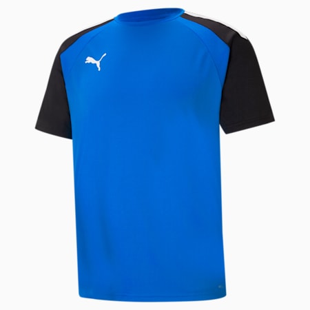 teamPACER Football Jersey Men, Electric Blue Lemonade-Puma Black-Puma White, small-SEA