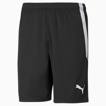 Shorts da calcio teamLIGA da uomo, Puma Black-Puma White, small