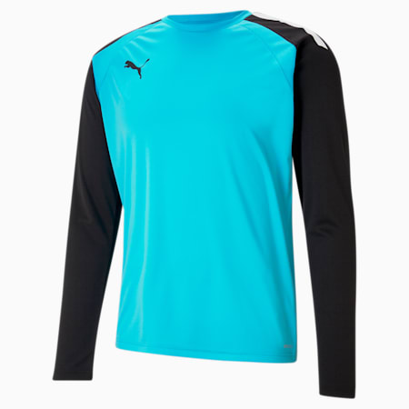 teamPACER Long Sleeve Goalkeeper Jersey Men, Blue Atoll-Puma Black-Puma White, small-PHL