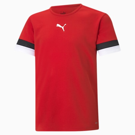 เสื้อฟุตบอลเด็กโต teamRISE, Puma Red-Puma Black-Puma White
