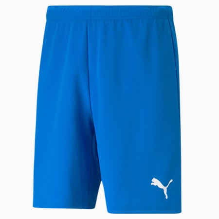 teamRISE Men's Football Shorts, Electric Blue Lemonade-Puma White, small-SEA