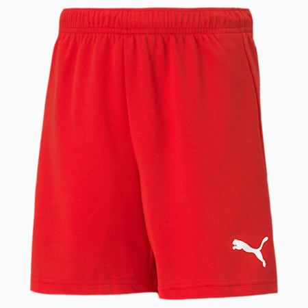 teamRISE Youth Football Shorts, Puma Red-Puma White, small-PHL