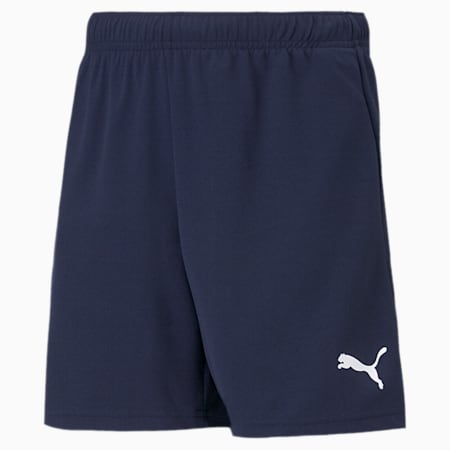 teamRISE Youth Football Shorts, Peacoat-Puma White, small-SEA