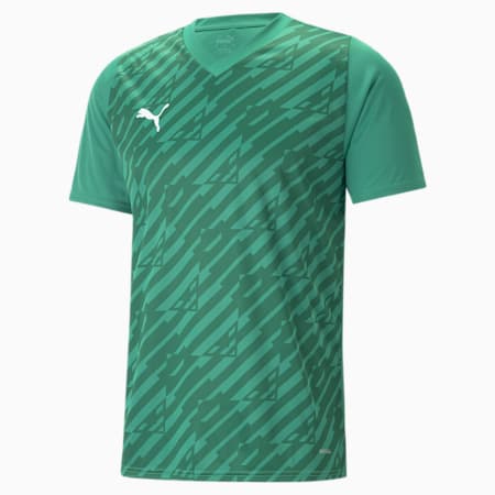 TeamULTIMATE Men's Football Slim Fit T-Shirt, Pepper Green, small-IND