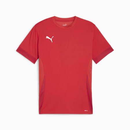 teamGOAL Men's Matchday Football Jersey, PUMA Red-PUMA White-Fast Red, small-THA