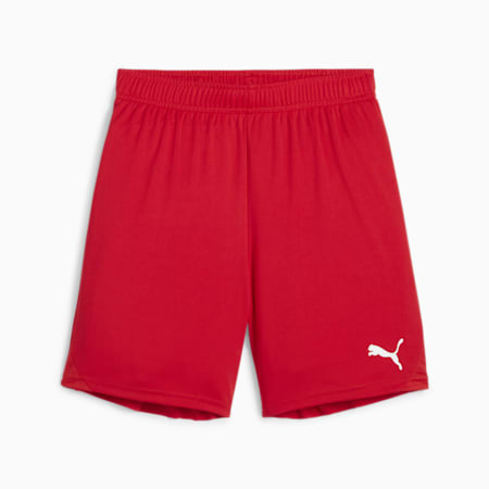 teamGOAL Youth Football Shorts, PUMA Red-PUMA White, small-THA