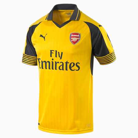 Arsenal FC Away Men's Replica Jersey, spectra yellow-ebony, small-SEA