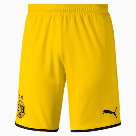 puma yellow golf shorts