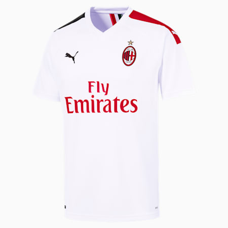 AC Milan Away Replica Men's Jersey, Puma White-Tango Red, small-SEA
