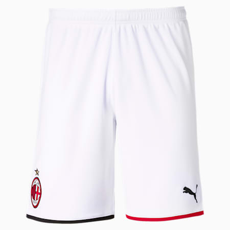 AC Milan Away Replica Men's Shorts, Puma White-Tango Red, small-SEA