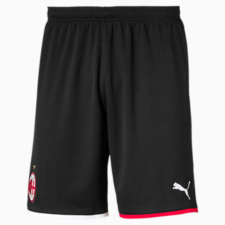 AC Milan Away Replica Men's Shorts, Puma Black-Tango Red, small-SEA