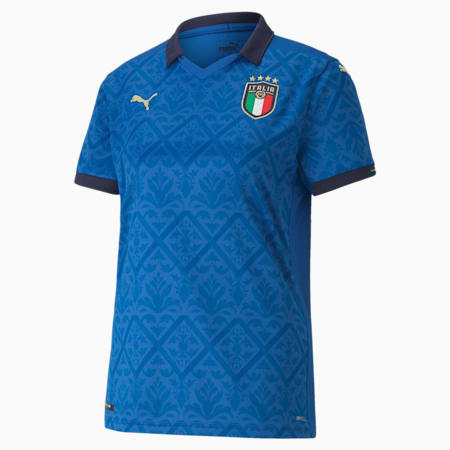 Camiseta réplica de la 1.ª equipación de Italia para mujer, Team Power Blue-Peacoat, small