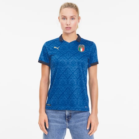 Camiseta réplica de la 1.ª equipación de Italia para mujer - Team Power Blue-Peacoat - PUMA ...