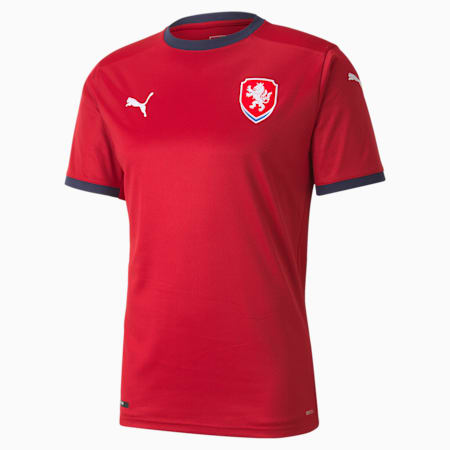 Puma公式 チェコ Facr Ss ホーム レプリカシャツ 半袖 ユニフォーム サッカー メンズ Chili Pepper Peacoat プーマ チェコ プーマ