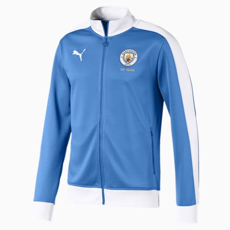 Manchester City T7 Men S 125 Year Anniversary Track Jacket Marina Puma White Puma Manchester City Fc Puma