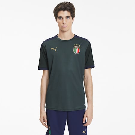 Italia Men's Training Jersey, Ponderosa Pine-Peacoat, small-SEA