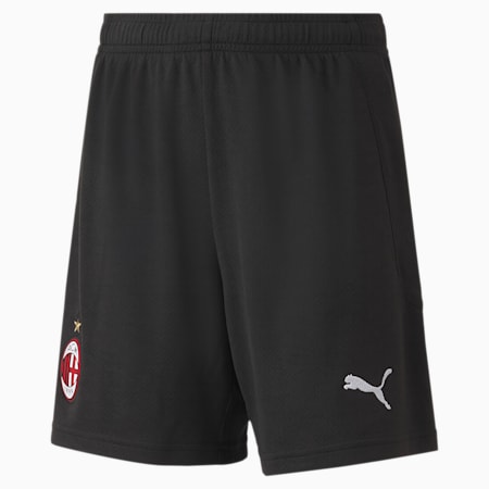 AC Milan Replica Youth Football Shorts, Puma Black-Puma Black, small-GBR