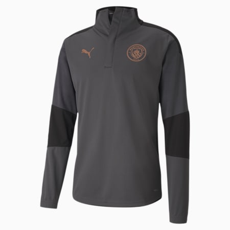 Man City Men S Training Rain Top Asphalt Copper Puma Shoes Puma United Kingdom