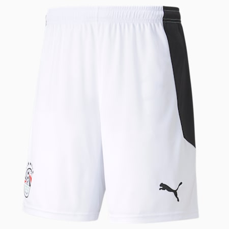 Egypt Home Replica Men's Football Shorts, Puma White-Puma Black, small-GBR