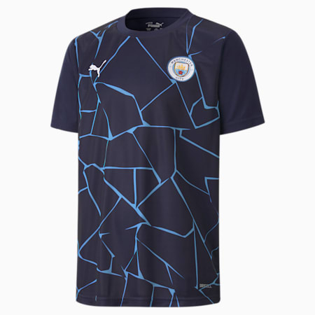Man City Trikot 21/22 - Man City Youth Stadium Trikot | Peacoat-Team Light Blue ...
