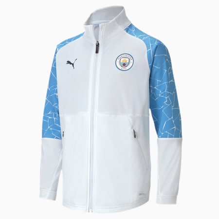Man City Stadium Youth Football Jacket Puma White Team Light Blue Puma Shoes Puma United Kingdom