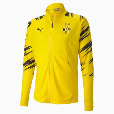 black and yellow puma shirt