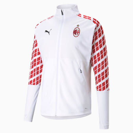 AC Milan Away Stadium Men's Football Jacket | Puma White ...