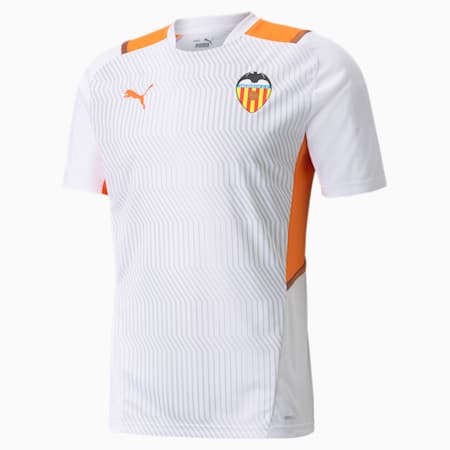 Maglia gara Valencia CF Training da uomo, Puma White-Vibrant Orange, small
