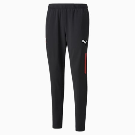 Męskie treningowe spodnie piłkarskie ACM, Puma Black-Tango Red, small